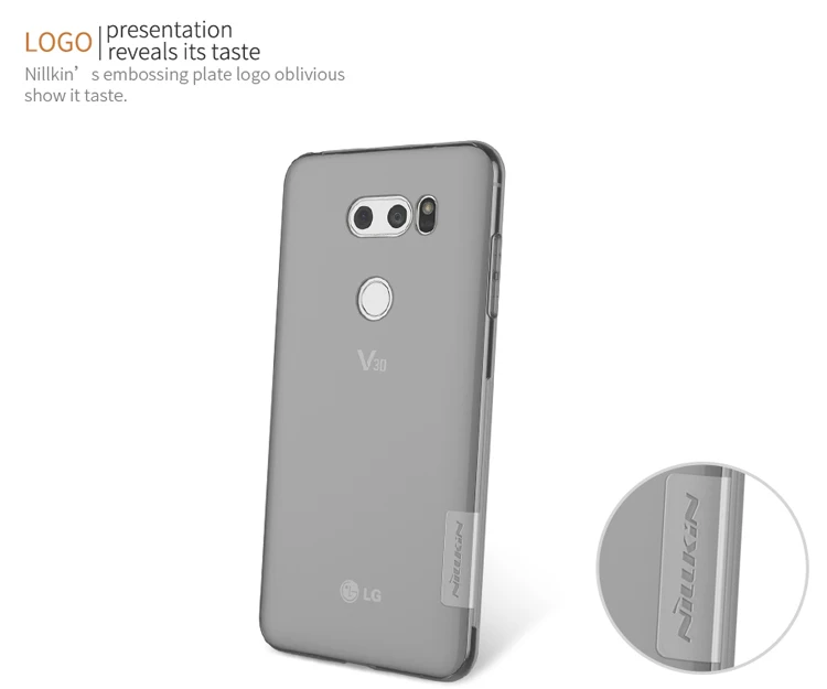 Для LG V30 чехол 6," Nillkin TPU чехол для телефона силиконовый чехол кристально прозрачный чехол для LG V30 задняя крышка чехол