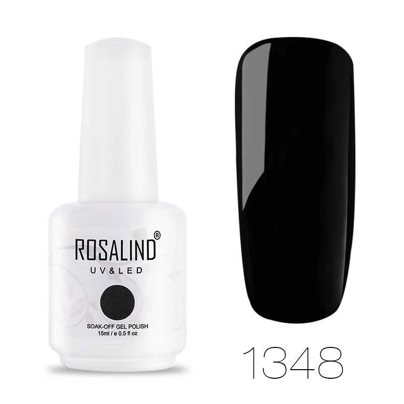 ROSALIND Gel 1S 15ml Gel Nail Polish New 60 Beautiful Colors Designed Nail Art Design Manicure UV Soak Off Primer Gel Varnishes - Цвет: RH1348