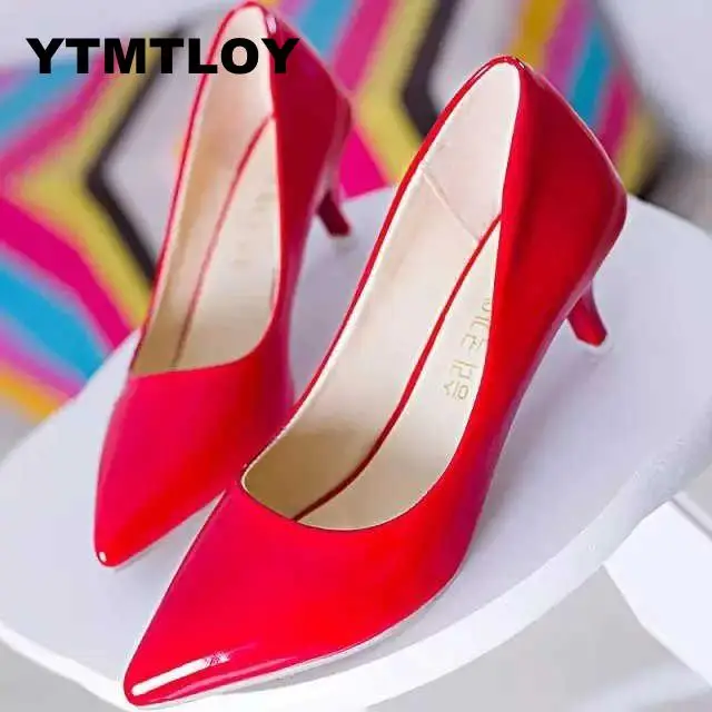 

2019new Women Pumps Fashion High Heels Shoes Women Black Pink Shoes Women Bridal Wedding Shoes Women Shoes Size 35-39