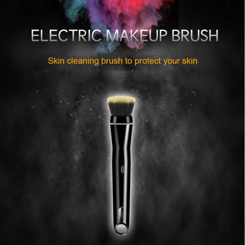 

Electric Makeup Brush USB Charging Brush Electric Scrubber Loose Powder BB Makeup Tool SSwell