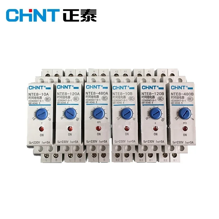 CHINT NTE8 10B 120B 480B CE 220V 230V AC 50/ Time Delay реле Управление ON переключатель задержки на