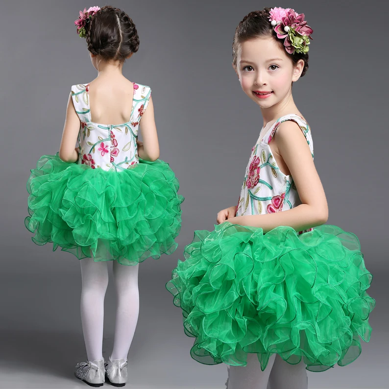 

Next Children Clothes Children Pageant Formal Mini Cute Pink and White Ballerina Ball Gown Girls Green Dress Wedding Party Kids