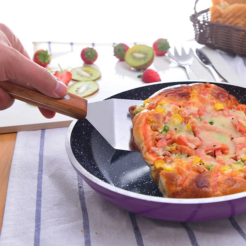 KENI Stainless Steel Spatula (With Wooden Handle) 3