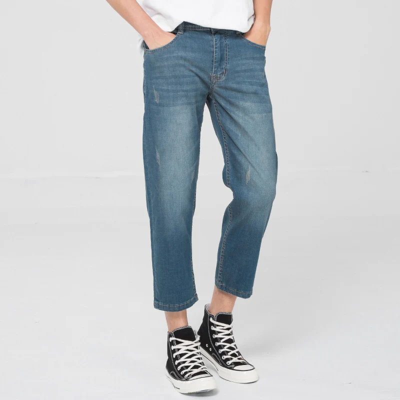 Summer Denim Jeans Men Shorts Casual 