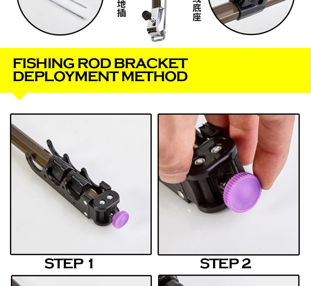 Держатель для удочки с подставкой, регулируемые удочки, 1,5 м, 1,7 м, 2,1 м, телескопический кронштейн для удочки