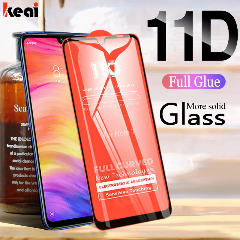 

11D Full Cover Tempered Glass For Xiaomi Redmi Note 7 6 Pro 5 Screen Protector Glass For Xiaomi Redmi 6 6A Protective Glass Film
