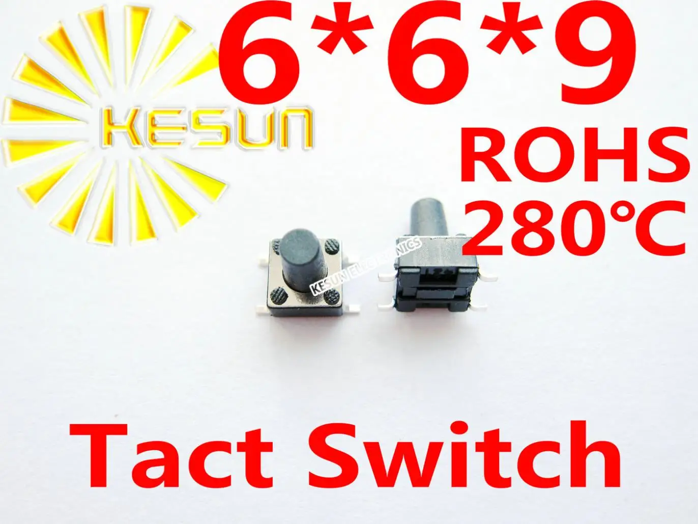 

Бесплатная доставка 1000 шт. SMD 6x6x9 мм тактильный Кнопочный микропереключатель мгновенного действия ROHS