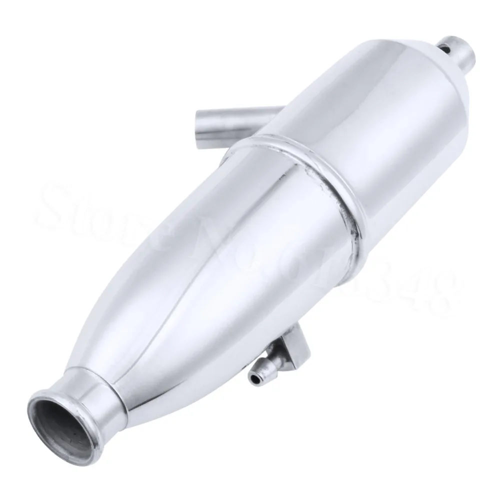 

02124 HSP 102009 Aluminum Exhaust Pipe Nitro Engine Parts For VX SH 18 1/10 RC Model Cars Spare Parts
