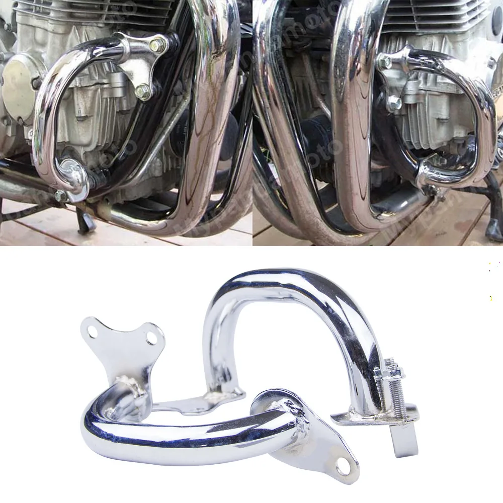 

Chrome Crash Bars Engine Guard For Honda CB750 F2 Seven Fifty RC42 1992 93 94 95 96 97 98 99 00 01 02 03 04 05 06 07 2008