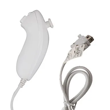 Пять цветов нунчак пульт дистанционного управления для Nintendo wii белый цвет