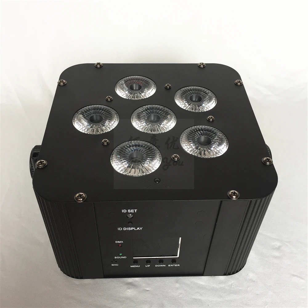 6pcs Battery Flat PAR 09