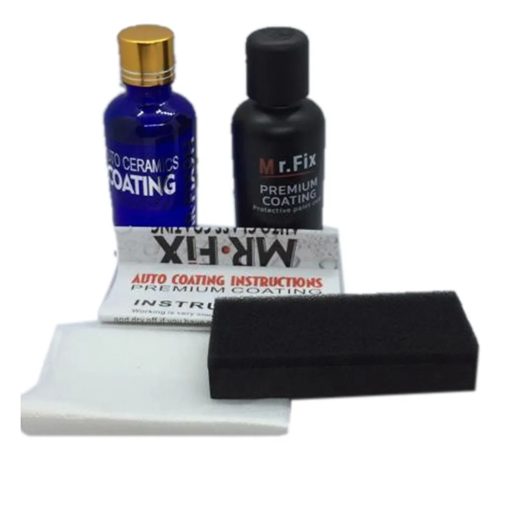 50ml +50ml Mr fix and 9H Practical Care Car Oil Film Cleaning Auto Front Windshield Glass Clean Das