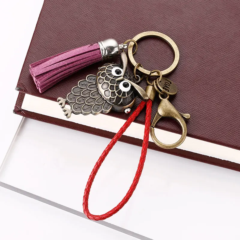Buy Owl Pocket Watch Keychains for Women Vintage