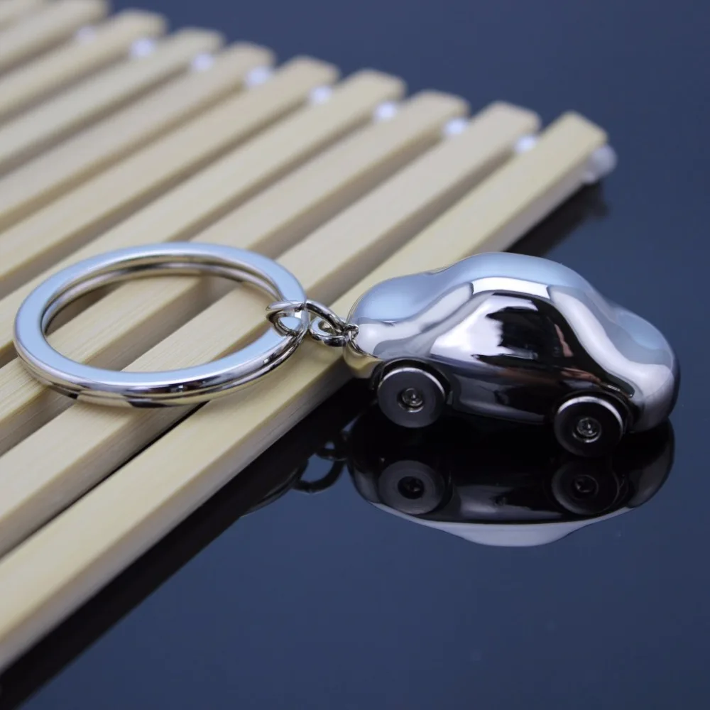 Top Quality Cool Car Keychain For Men Gifts Silver Car Key Chain