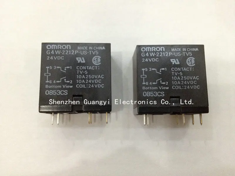 OMRON Relay G4W 2212P US TV5 24V G4W 2212P US TV5 24VDC 6 pins Max