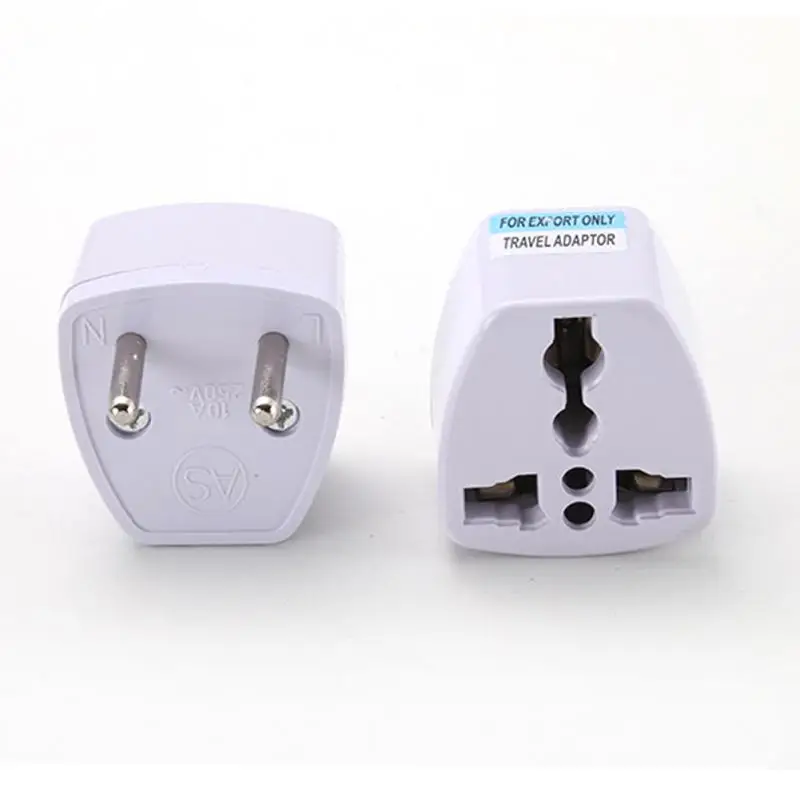 Practical Universal Power Adapter Travel Plug Converter - 1 Piece: EU UK AU to US USA, 2 Flat Pin image 3
