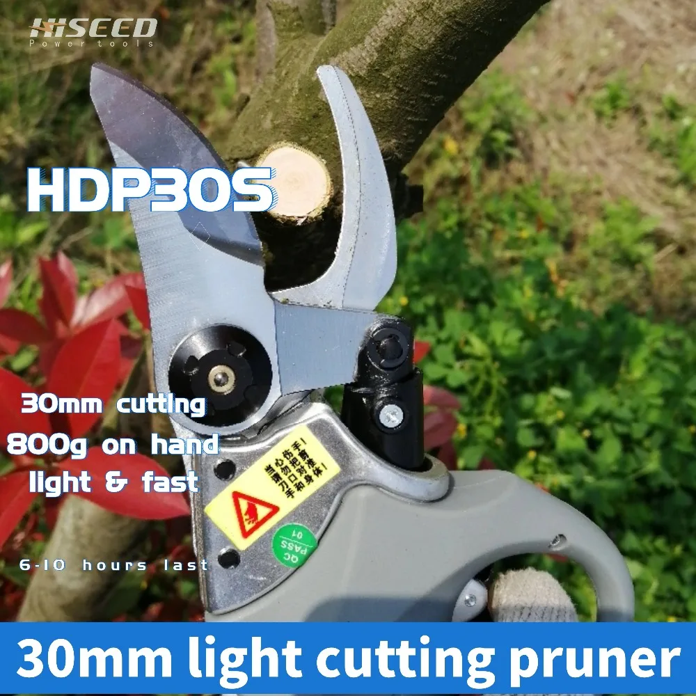  35 cutting diameter Professional portable electric pruning shears battery powered pruners for viney
