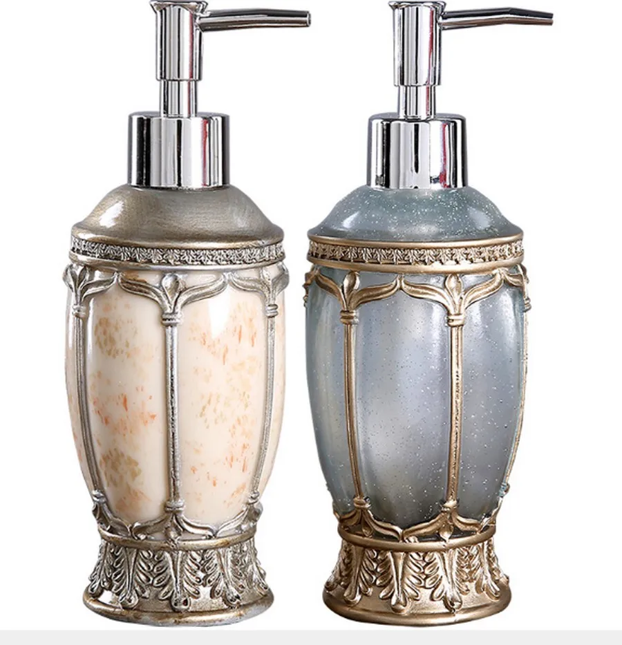 

High-Grade Hotel Hand Washing Liquid Accessories European Creative Beauty Salon Shower Gel Press Portable Soap Dispensers LFB267