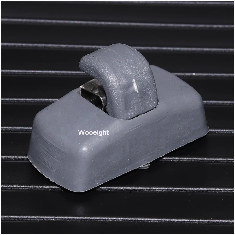 Wooeight 3B0857561B Gray Sun Visor Sunvisor Hook Clip Bracket Hanger For VW Golf Jetta Passat Polo Seat Beetle 3B0 857 561 B (2)