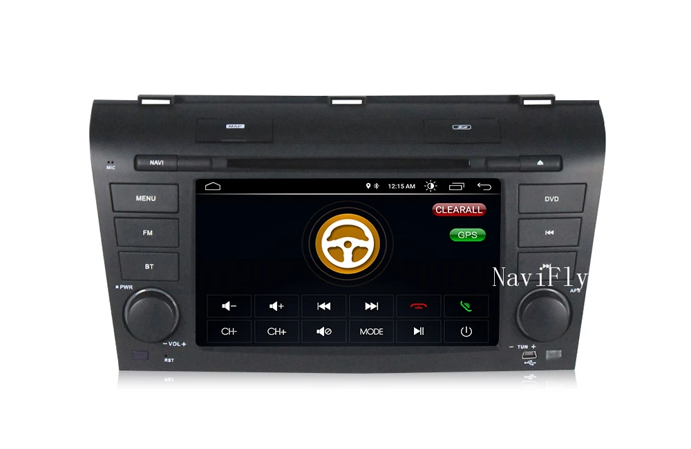 Clearance NaviFly 2 din Android 8.1 car radio gps for Mazda 3 Mazda3 2003-2009 with dvd multimedia player head unit TDA7851 WIFI BT RDS 5