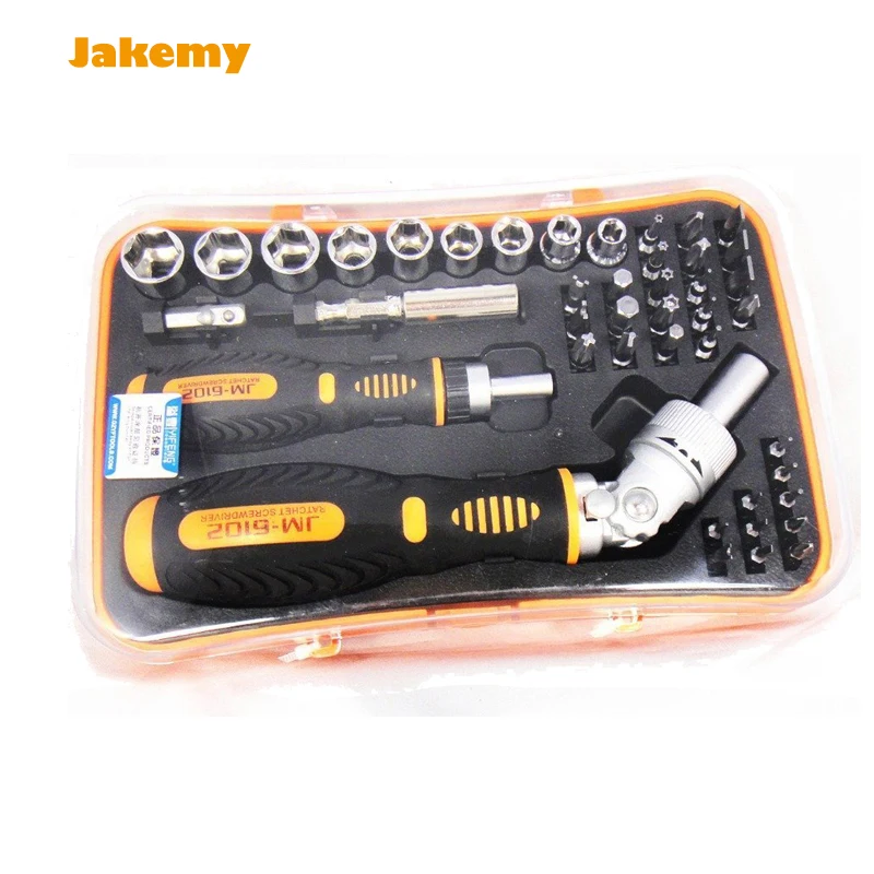 

Universal Rachet Jakemy JM-6102 Screwdriver multitool mobile phone repair tool screw driver set for PC notebook Computer