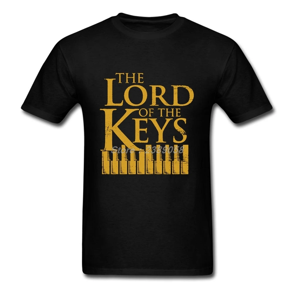 

New Coming Men T Shirts Piano T Shirt Keys Custom Made Printing Short Sleeve Men Shirts Tops