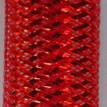 Трубчатый кринолин полиэфирная трубка настоящий и красный металлик 16 мм 60 ярдов/партия