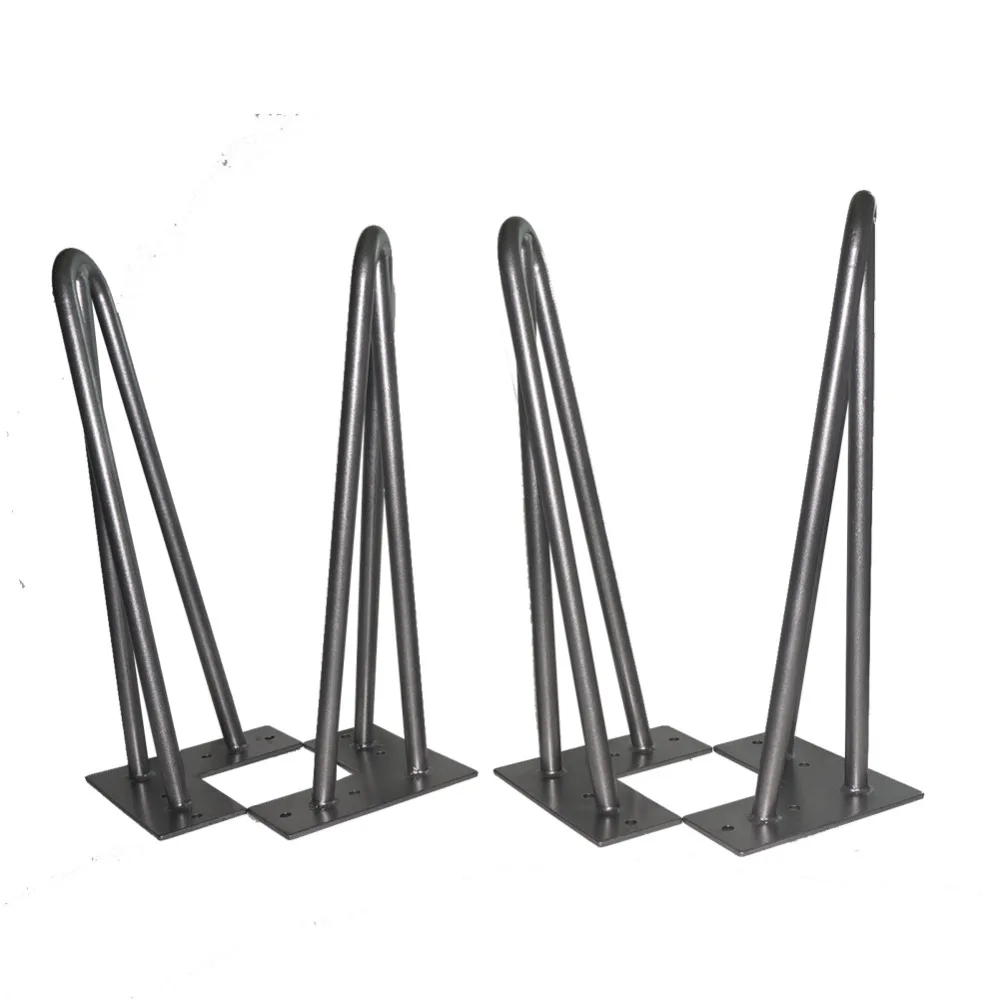 304 MM Matel Masa Ayakları, çıplak Temizle, üç Çubuk Katı