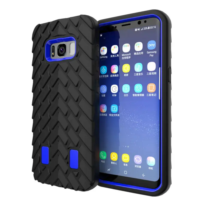 Для Samsung Galaxy S8 Plus 6 2 дюймов чехол новый шина протектор робот Гибридный Анти шок