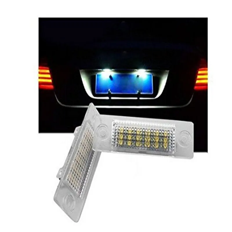 New Led License Number Plate Lights For VW T5 Passat 3C B6 Caddy Touran