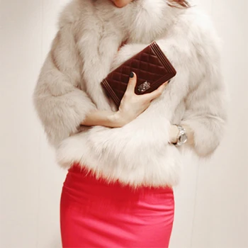 

New Vestidos Winter Famale Warm Korean Fashion Luxury Quality Overcoats Women's faux Fur Coatsjacket Outerwear