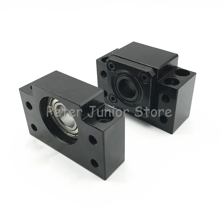 

BK10 BF10 BK12 BF12 FK10 FF10 FK12 FF12 fixed end support blackening seat bearing 8mm 10mm 12mm for ballscrew support CNC
