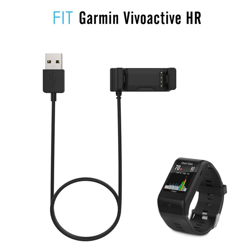 USB Ladung Ladegerät Halterung Dock Kabel für Garmin Vivoactive Hr GPS Smart Uhr 