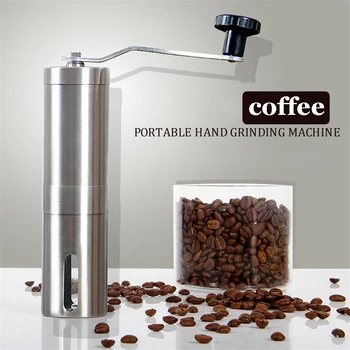 

1pc Stainless steel coffee bean grinder kitchen Abrasives / manual grinding and milling machine Cooking Tools
