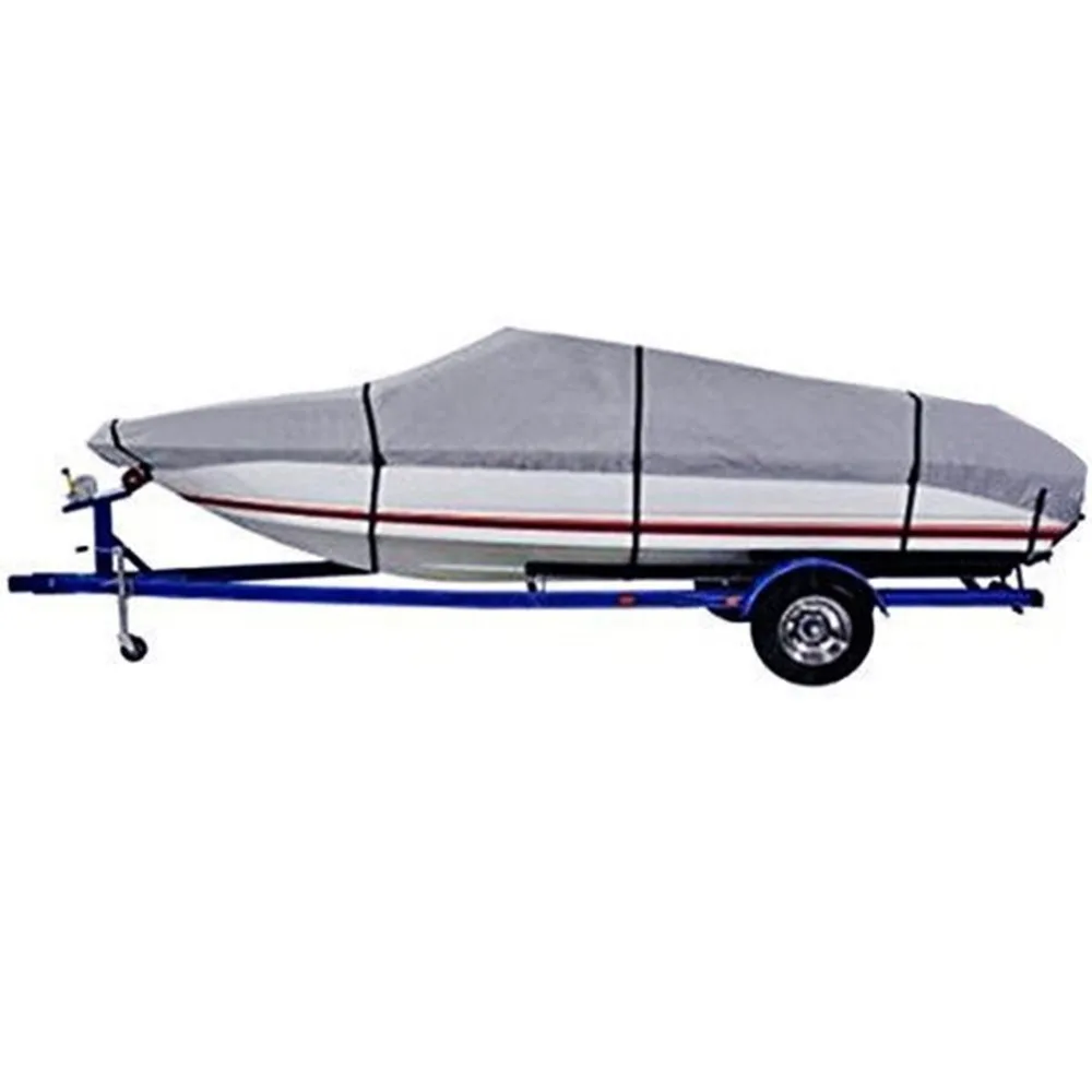 

Universal Durable 210D Oxford Waterproof Dustproof Heavy Duty Fabric Trailerable Pontoon Boat Cover Tool Ship Accessories