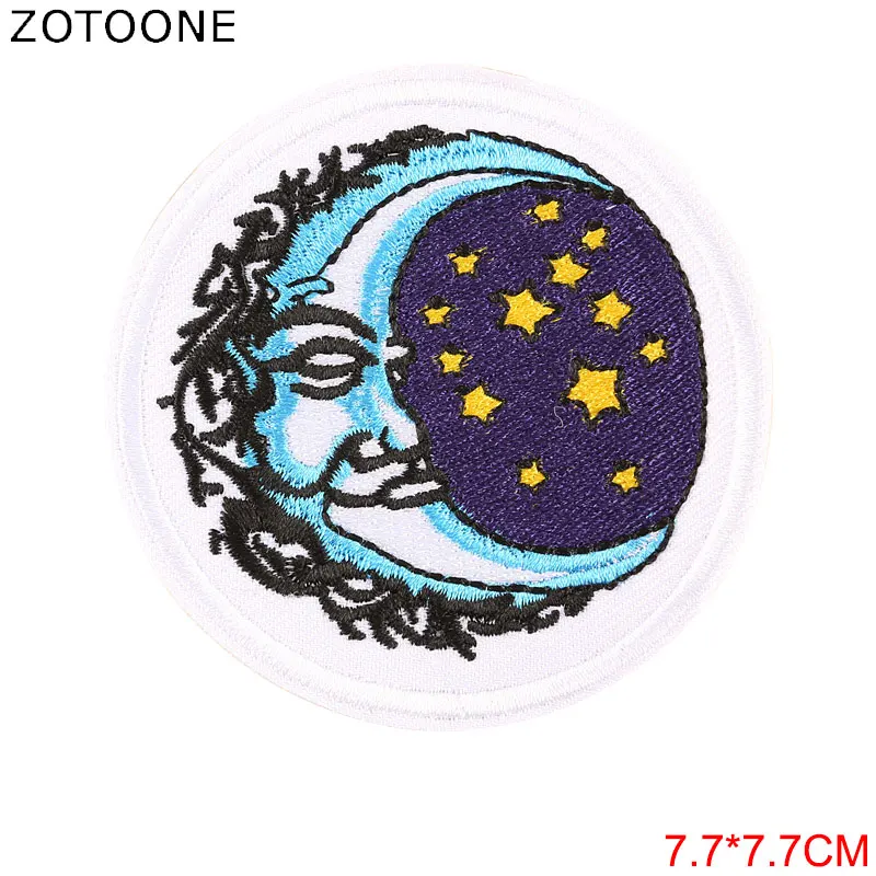 ZOTOONE инопланетянин круговой утюг на патчи для одежды вышивка фетровые аппликации DIY странные вещи пришить патч значки-наклейки D - Цвет: 12