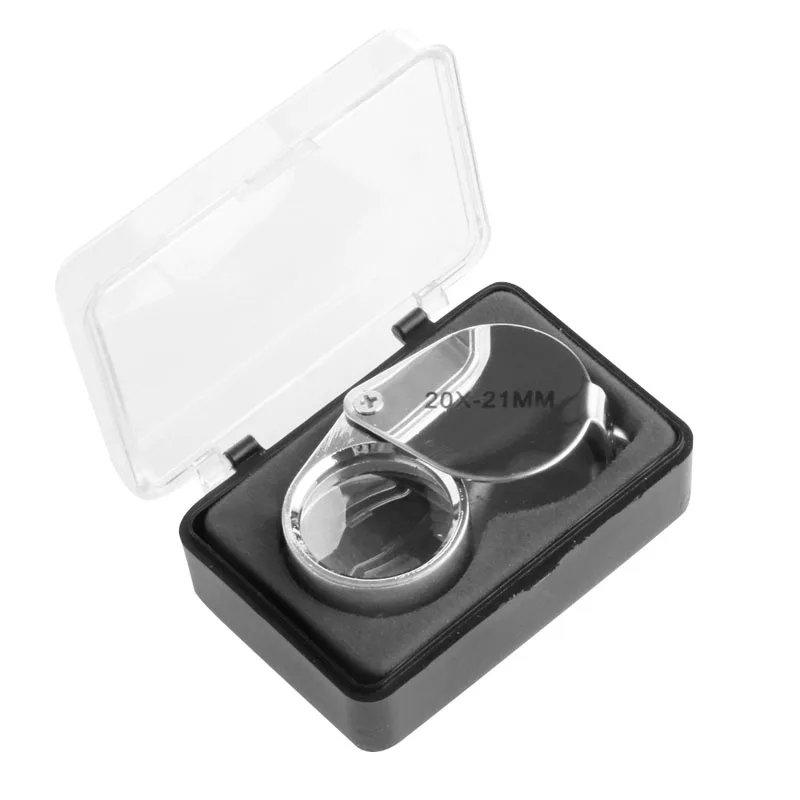 

20X-21mm Mini Triplet Jeweler Eye Loupe Magnifier Magnifying Glass Jewelry Diamond New