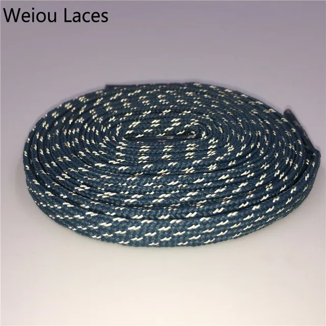black 3m flat laces