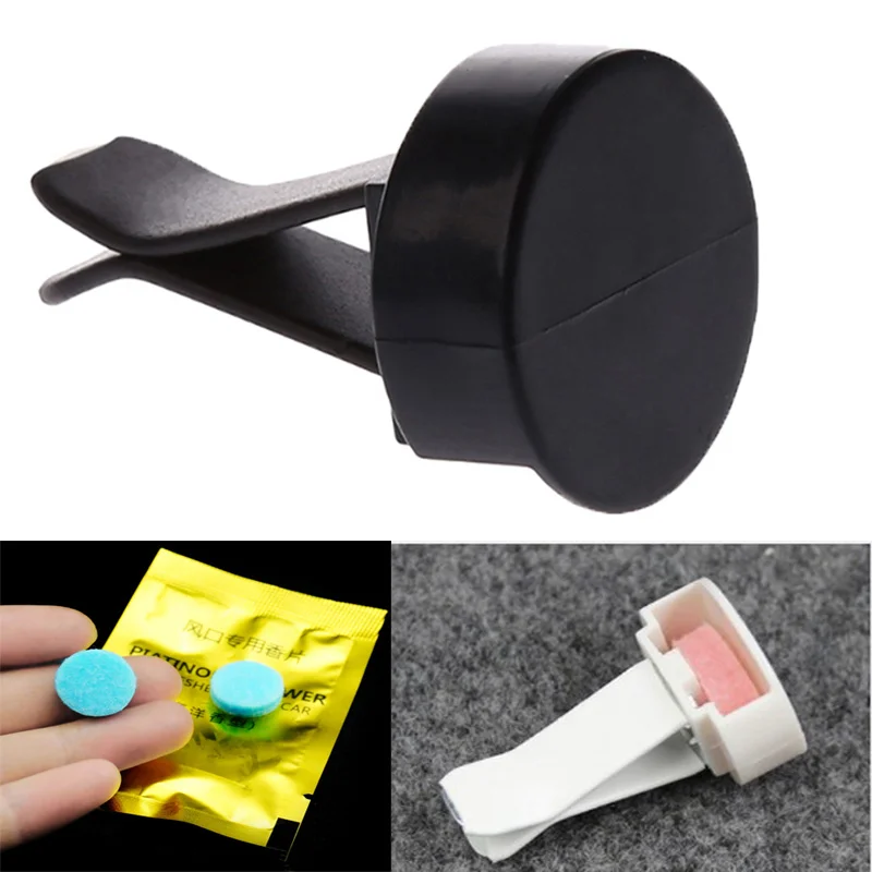 Auto Air Conditioning Vent Clip Car Air Freshener Air Diffuser Solid