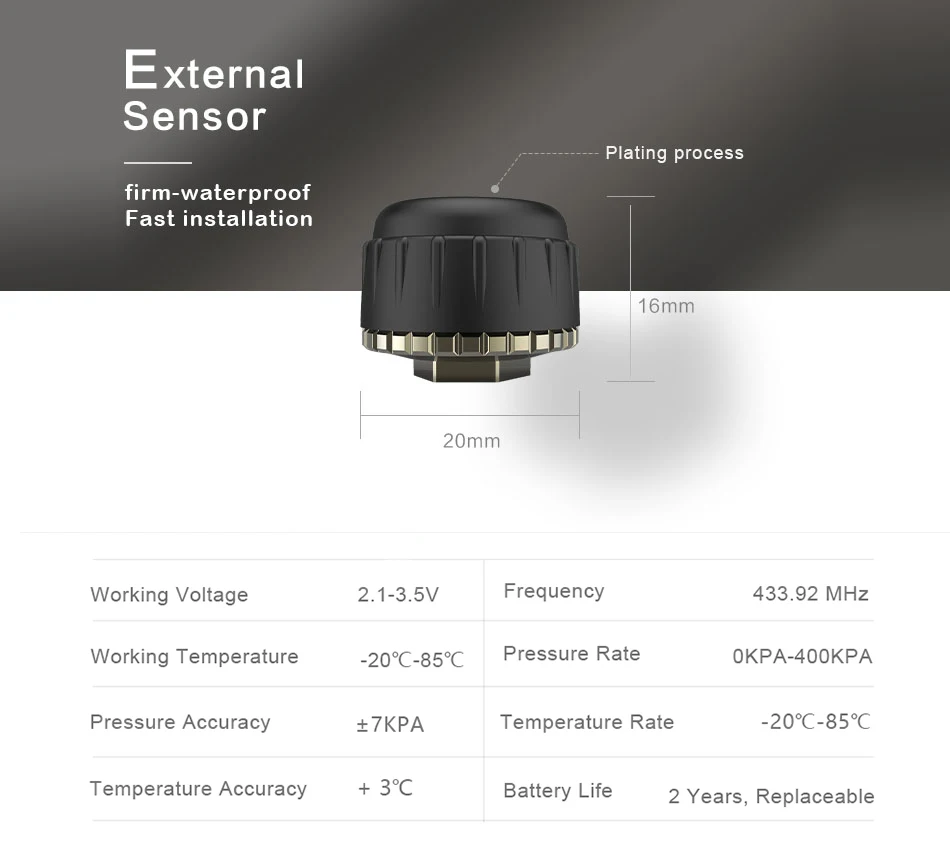 External sensor