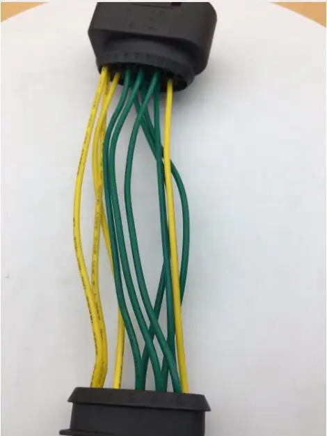 2 шт. 14 to10 Pin световой фонарь головная лампа разъем жгута проводов 1J0 973 737/1J0 973 835