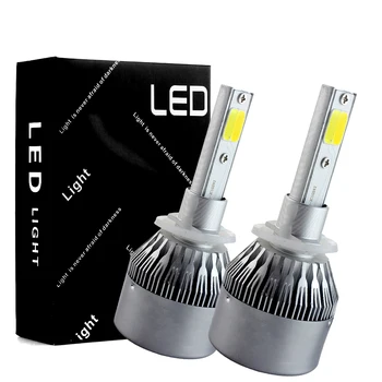 

2pcs H7 Led 4300K H4 H11 H1 H3 9005 9006 Car LED Headlight Auto fog Lamp 60W 7600LM Automobile Bulb Chips 6500K Car lighting