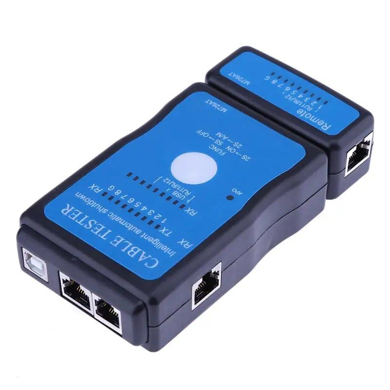 

Portable Multi-Modular Ethernet Network LAN RJ-45 Cat5 RJ11 RJ12 USB BNC LAN Network Phone Cable Tester Mete Outside Remote