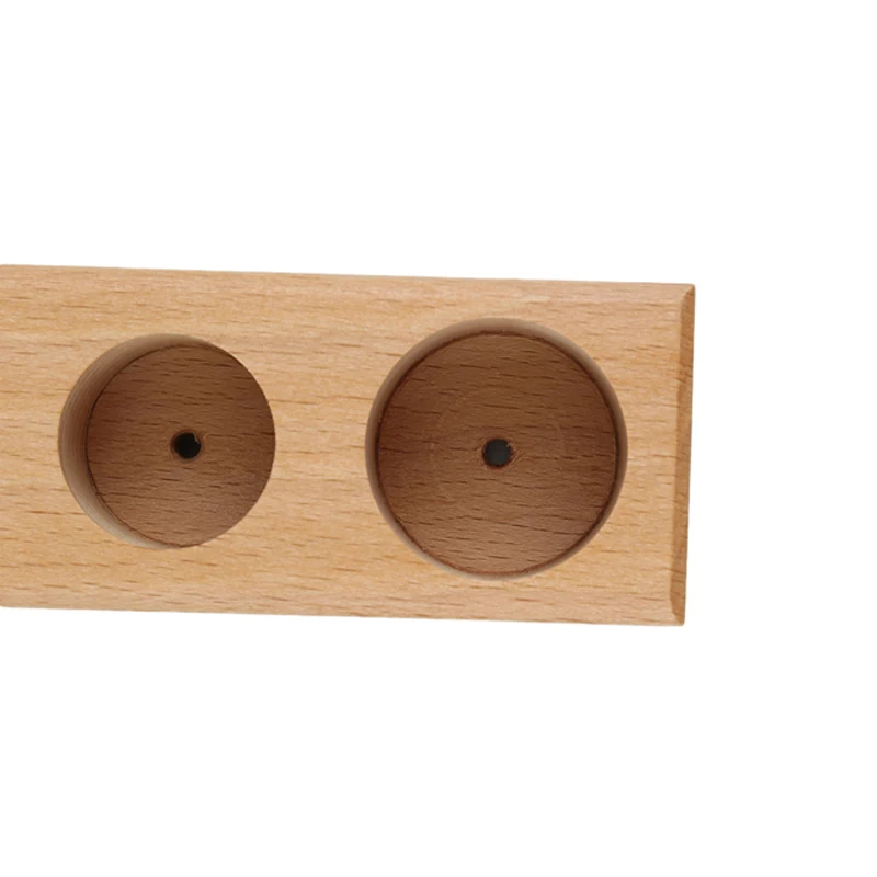 Деревянные игрушки головоломка Монтессори обучающая цилиндрическая розетка игрушка для развития ребенка практика и чувство головоломки