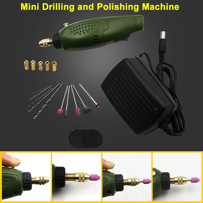 

Professional Mini Electric Drill Grinder Tool Set for Milling Polishing Drilling Engraving DAG-ship