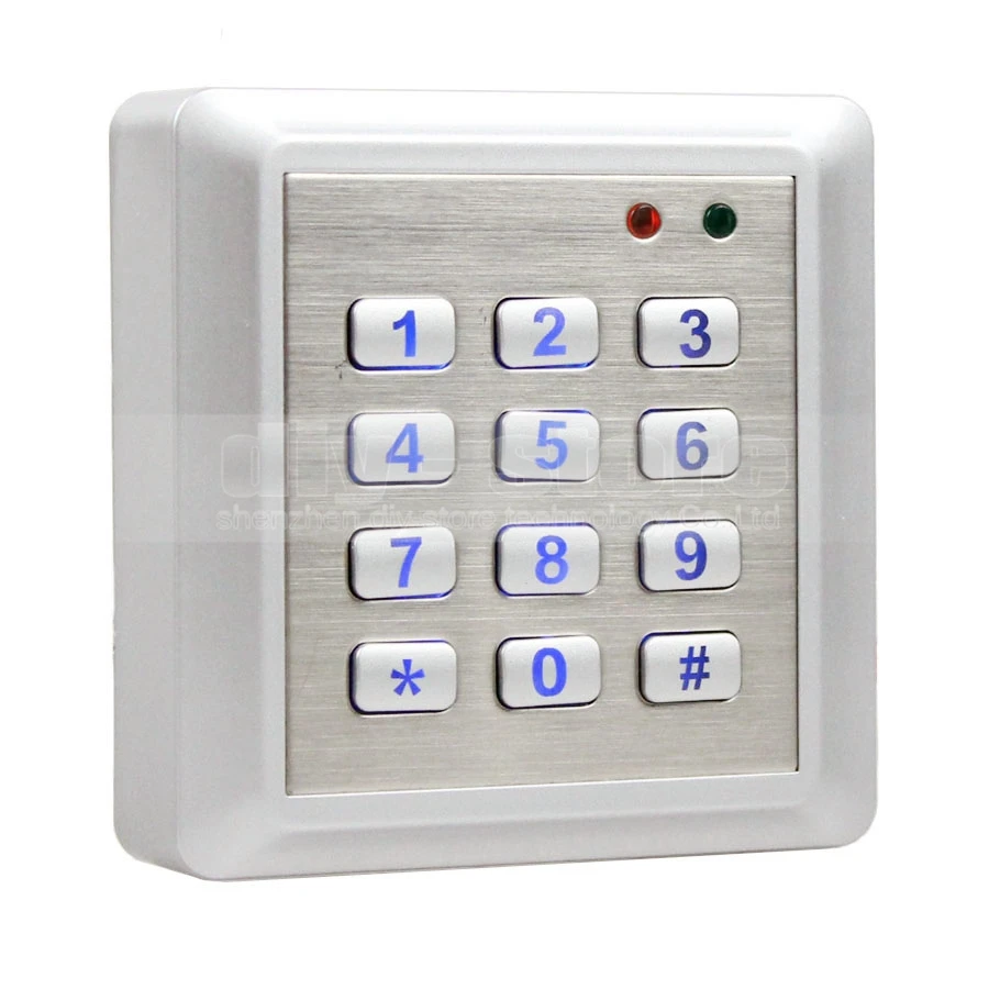 DIYSECUR водонепроницаемый 125 кГц RFID считыватель система контроля доступа комплект клавиатура+ 10 ID карт брелоки
