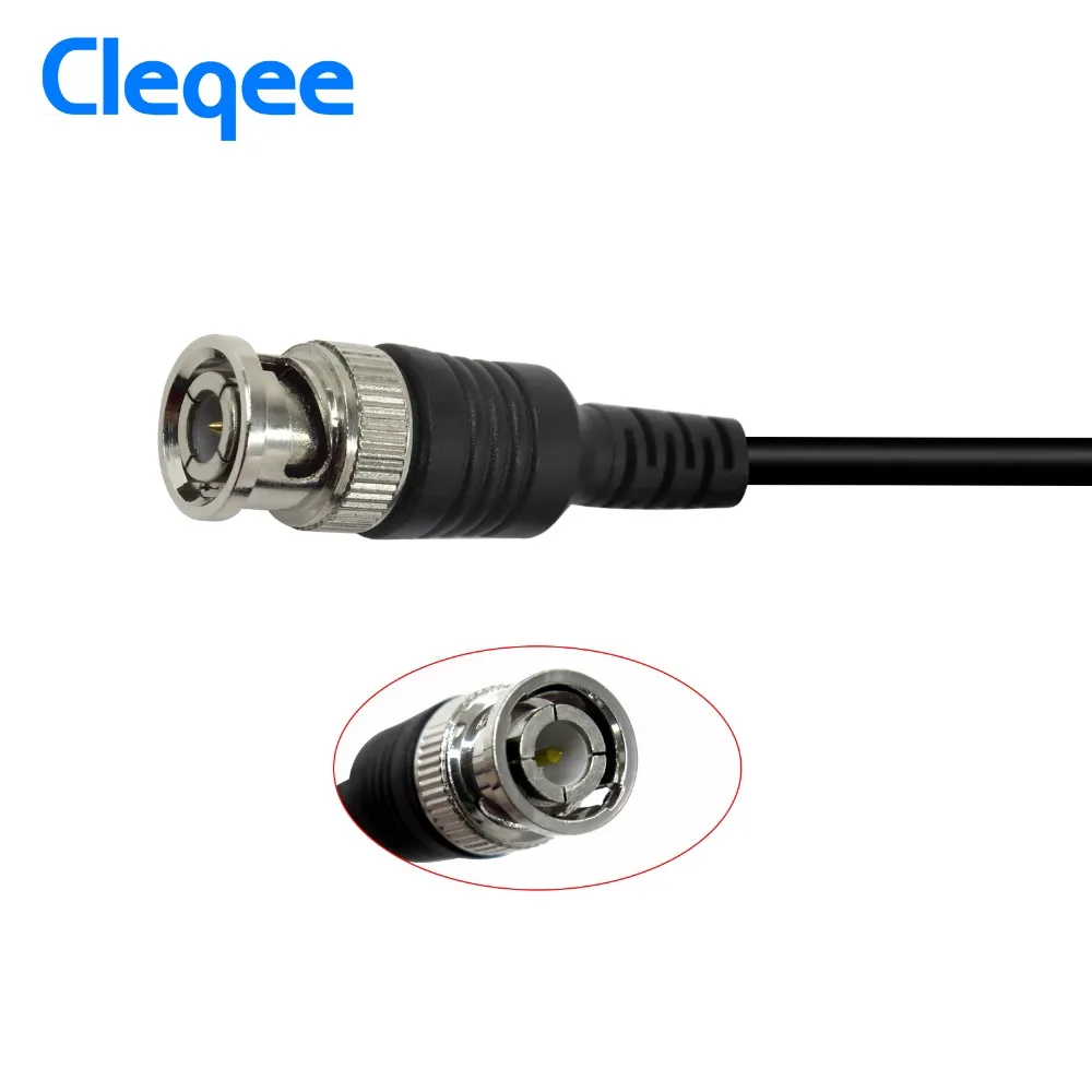Cleqee P1011 BNC Q9 штепсельная вилка к двойному зажиму осциллографа тестовый щуп кабель