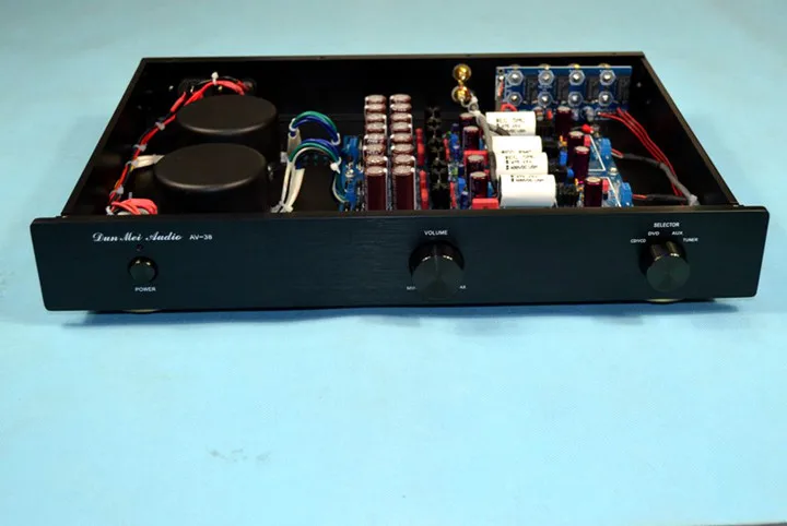 

YS Finished JC-2 class A HIFI preamplifier stereo audio with 2 transformers 4 ways audio input