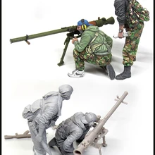 Неокрашенный комплект 1/35 Сирийская война включает 2 солдат Смолы Рисунок миниатюрный Гараж Комплект