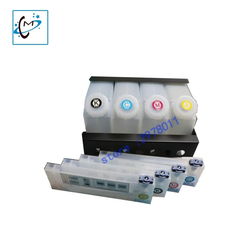 

High quality !!! Skycolor Sunika Mutoh large format prinetr solvent 4 tank and 4 ink cartridge Continuous bulk Ink Supply System